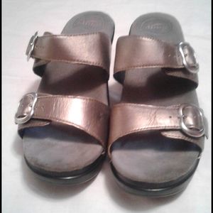 Dansko sandals with a leather straps